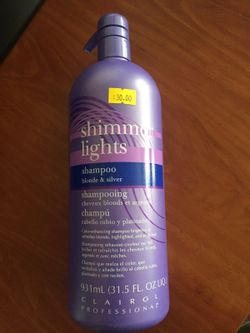 Shimmer shampoo