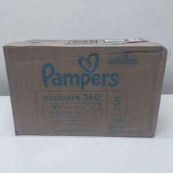 Pampers Cruiser 360 Fit Diapers Active Comfort Size 5 128 CT