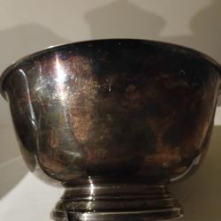 Silver Plated Vintage Small Bowl