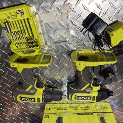 RYOBI Impact Drill Set