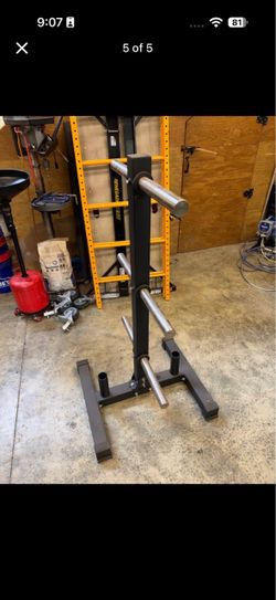 Weight Plate Tree Storage Rack