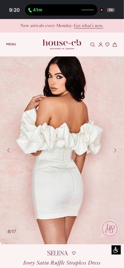 House of cb strapless dress