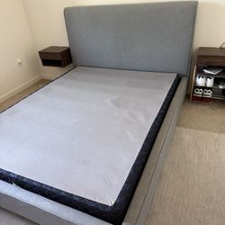 Queen Size Upholstered Bed Frame