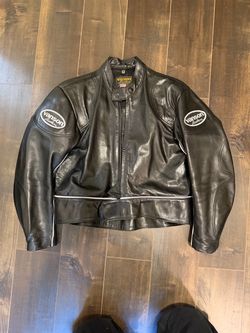 vanson leather jacket sz18