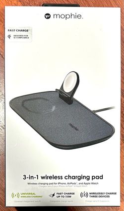 BRAND NEW Mophie 3-in-1 Wireless Charging Pad - Unopened