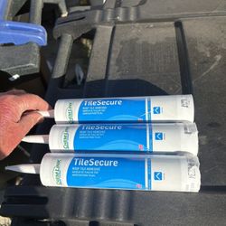 TileSecure Roof Tile Repair Adhesive 3 New Tubes