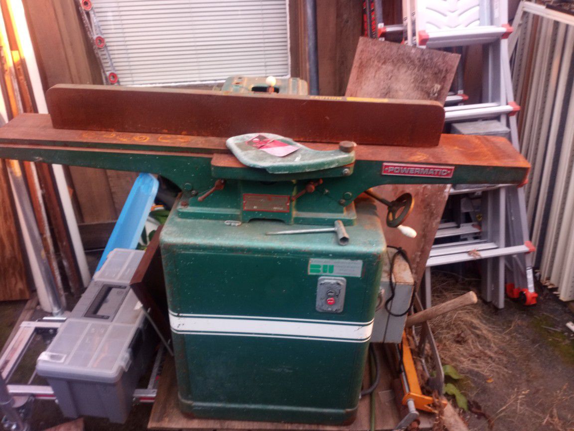 Powermatic Model 50 6in Joiner. 3/4hp Singel Phase For Pick Up Fremont Seattle. No Low Ball Offers Please. No Trades. 
