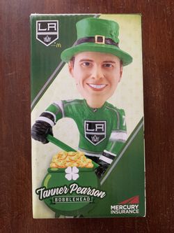 Tanner Pearson LAKings Leprechaun Bobblehead