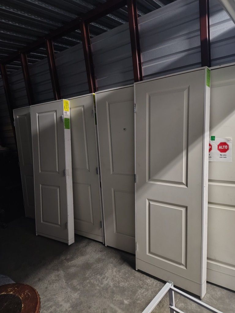 Front doors and master bedroom door