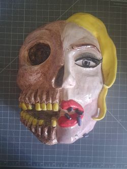 Ceramic art Deco Marilyn Monroe Death Mask