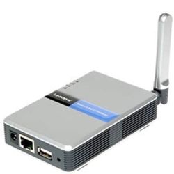 Linksys WPS54G Wireless-G Print Server With Wires