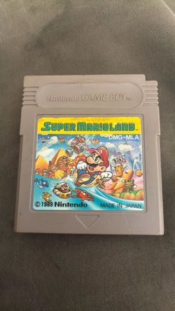 Super Mario Land Nintendo Game Boy Cartridge