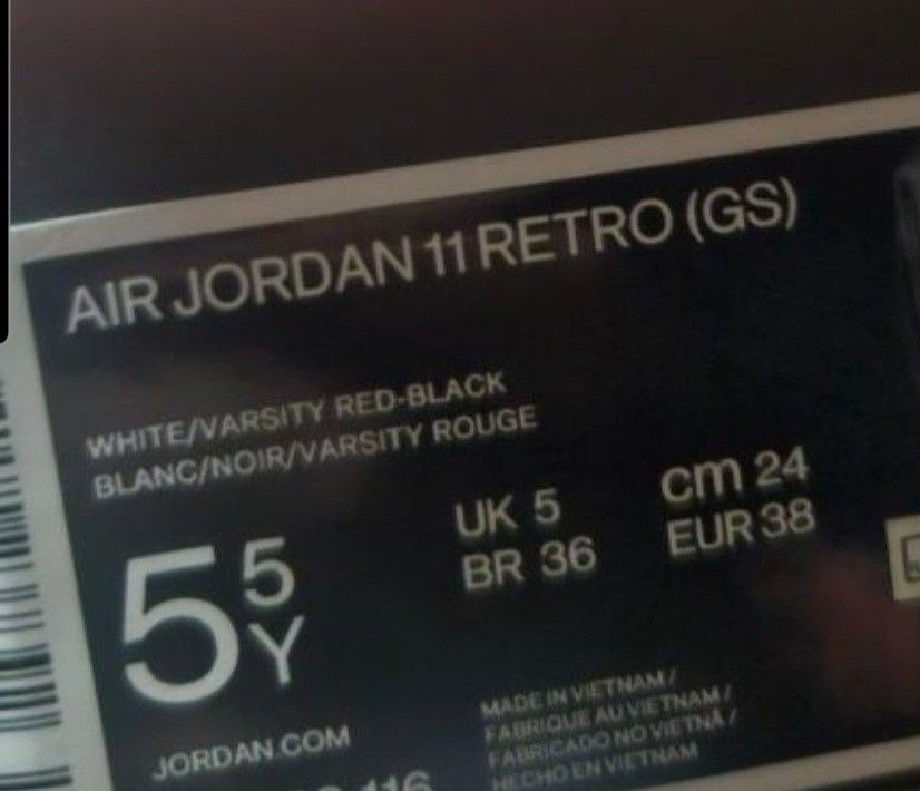Jordan 11 Retro Big Kids Size