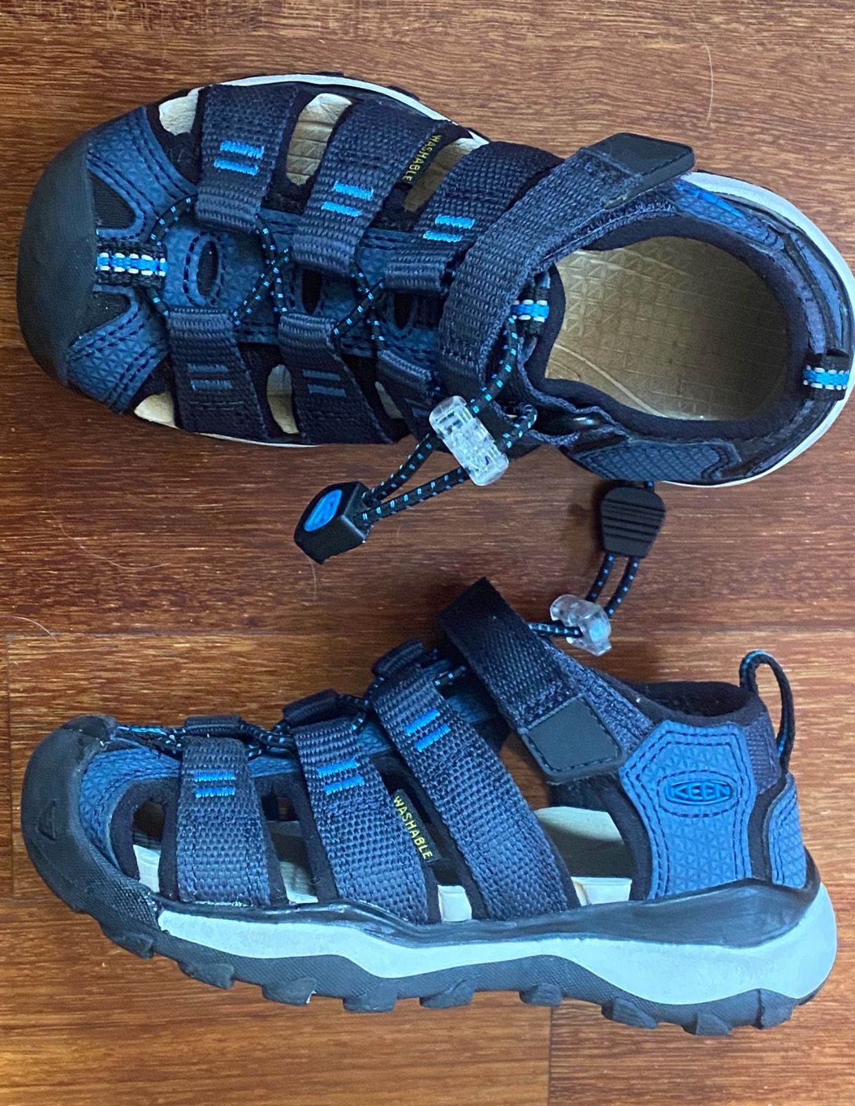 Blue Keen Sandals Toddler Size 8 Like New
