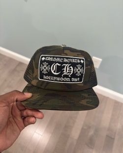 Chrome Heart Camo Trucker Cap