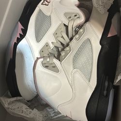 Pink white Jordan’s