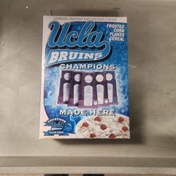 UCLA BRUINS COLLECTORS CEREAL BOX