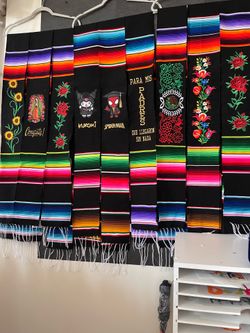 Sarape grad stoles