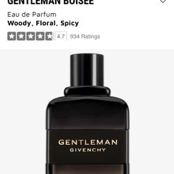  Givenchy GENTLEMAN BOISÉE Eau de Parfum Woody, Floral, Spicy