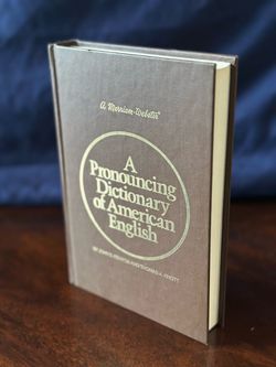 Merriam-Webster Pronouncing Dictionary of American English