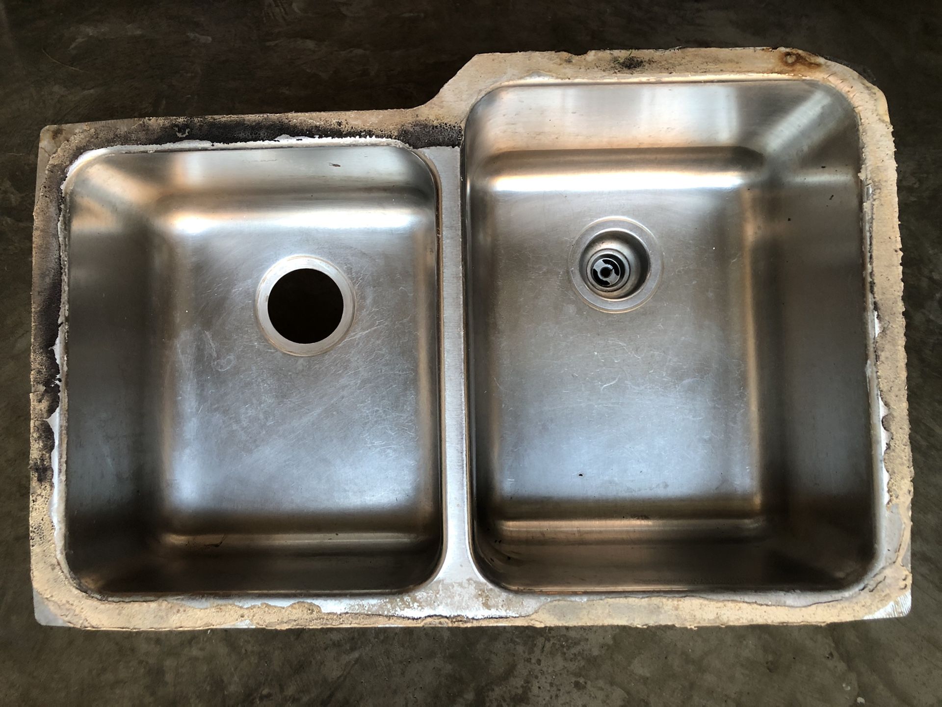 Kitchen Under-Mounted stainless steel double sink