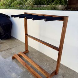 Custom Handmade Wooden Surfboard Rack – Holds 5 Boards $80 OBO