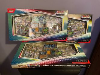 Prismatic Lucario & Tyrannitar Sam’s Club Collection Boxes