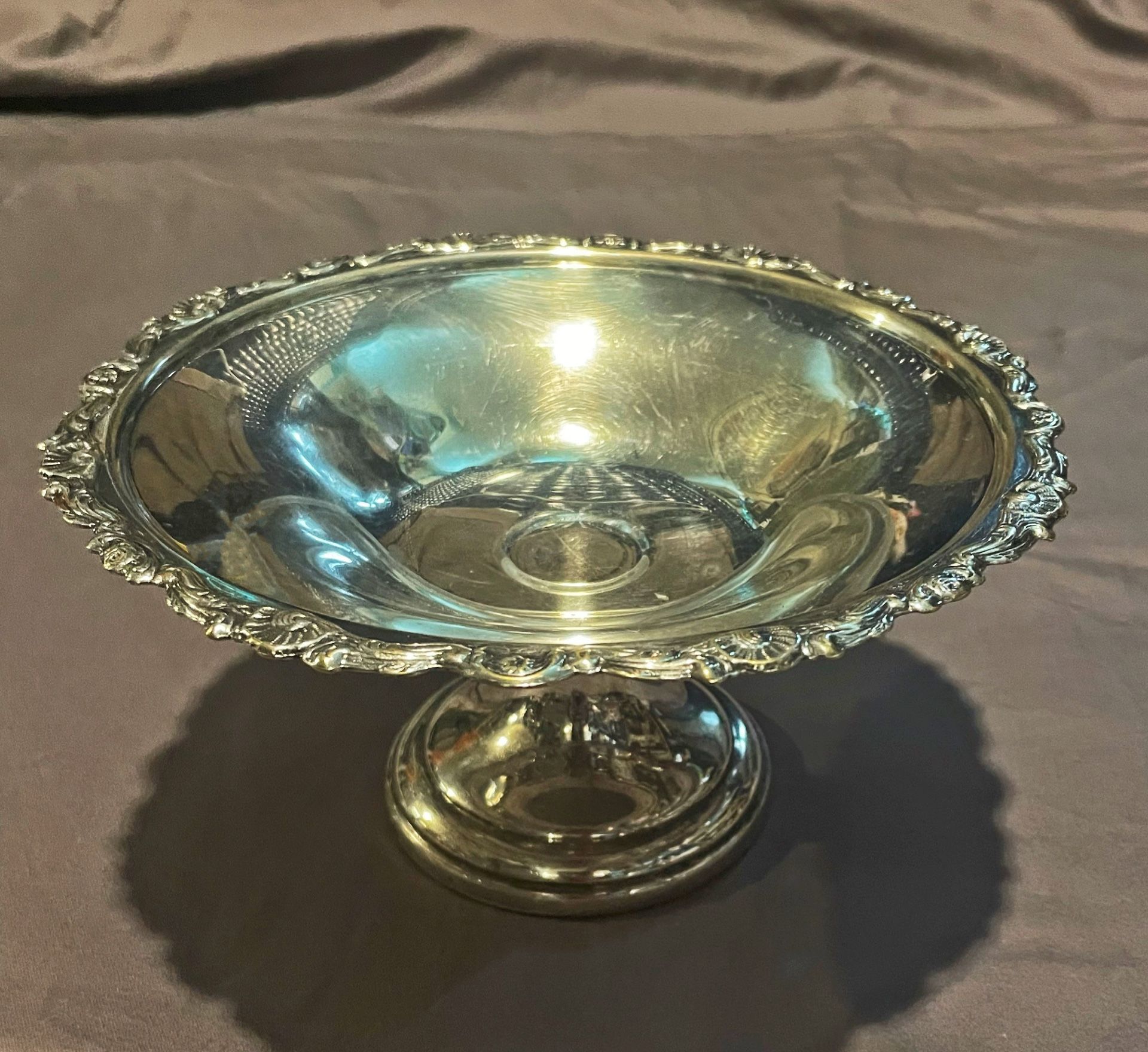 Antique Silverplate Compote