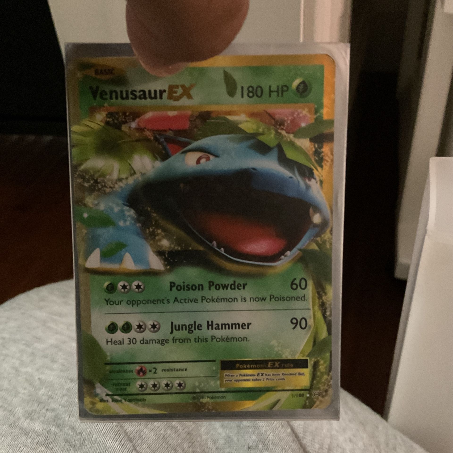 Venusaur EX ULTRA RARE 1/108 Pokemon Card TCG XY Evolutions HOLO NM
