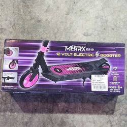 MoTRX ES12 12V Electric Scooter Pink