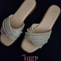 Sparkle Flat Sandals