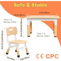 Kids table With Adjustable heights 