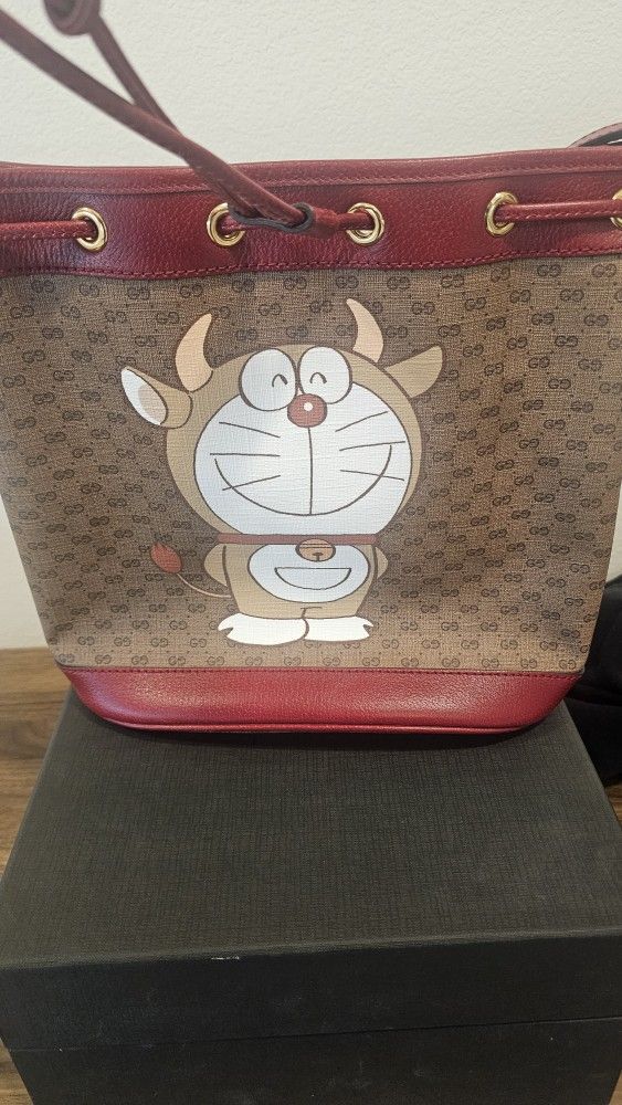 Gucci Doraemon Canvas Bag