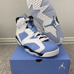 Men’s Jordan 6 “UNC” Basketball Shoes (Size 10)