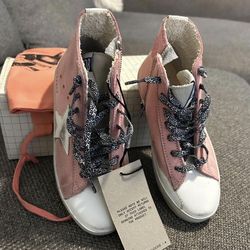 Golden Goose Kids' Pink Trainers size 31 = US 13.5 (Kids)