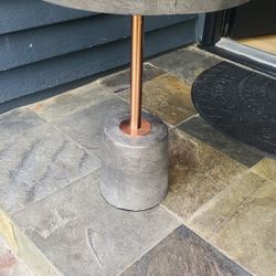Gray Accent Table