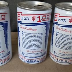 Vintage 1976  FALSTAFF BICENTENNIAL CANS