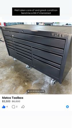 Matco Rolling Tool Box Cabinet