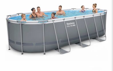 Bestway Steel Pro MAX Oval Above Ground Pool 22ft x 12ft x 4ft