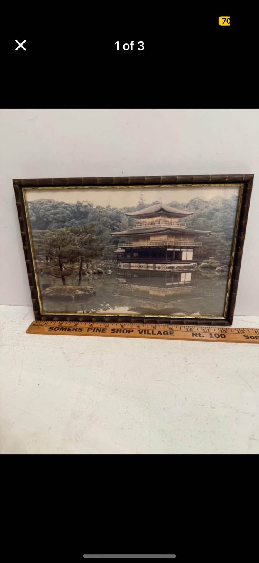 Vintage Photo Of A Buddhist Temple In Japan