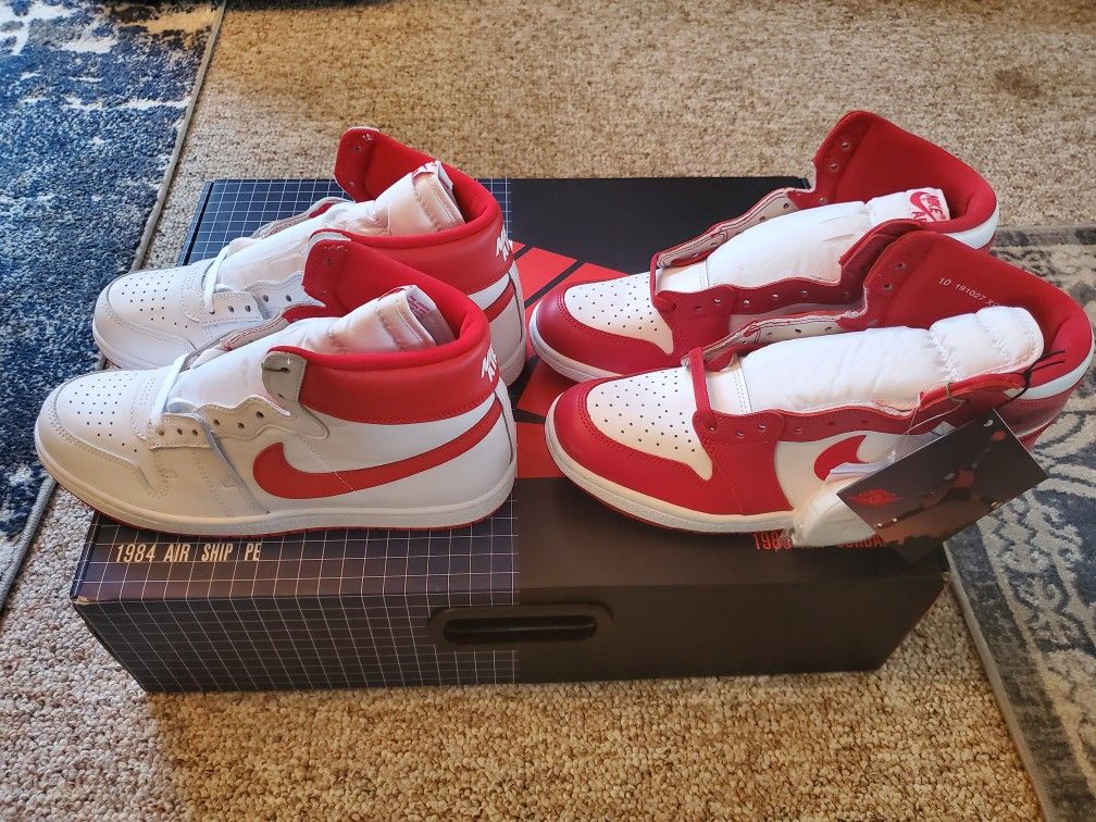 Jordan New Beginnings Pack Retro High 1 & Nike Air Ship - Size 10