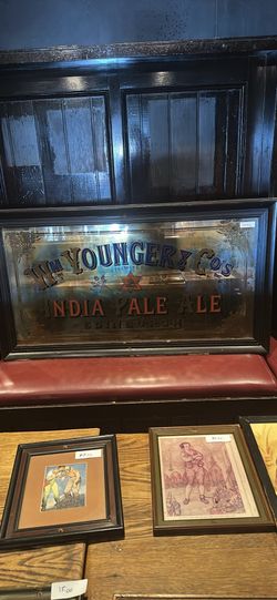 Vintage Wm Younger & Co India Pale Ale Pub Mirror