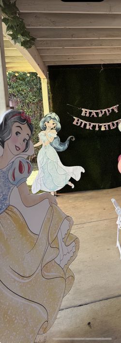 Princess cutouts, Princess party decorations