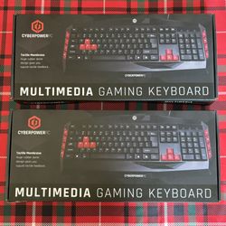 (2) New Gaming Keyboards - Cyberpower PC 