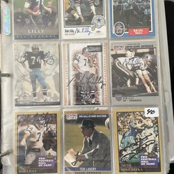 Autographed Dallas Cowboys Cards