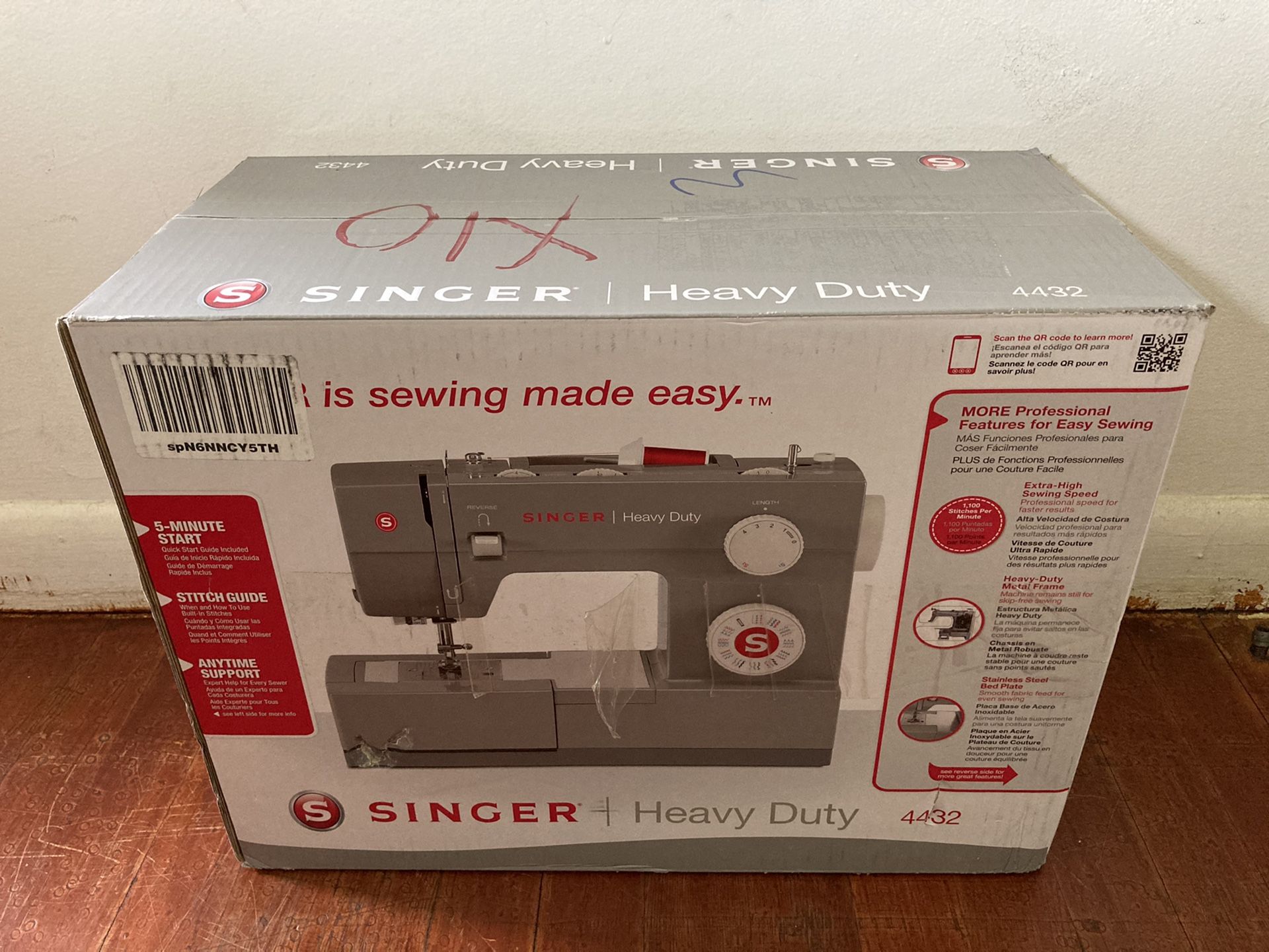 SINGER Heavy Duty 4432 Sewing Machine with 32 Built-in Stitches