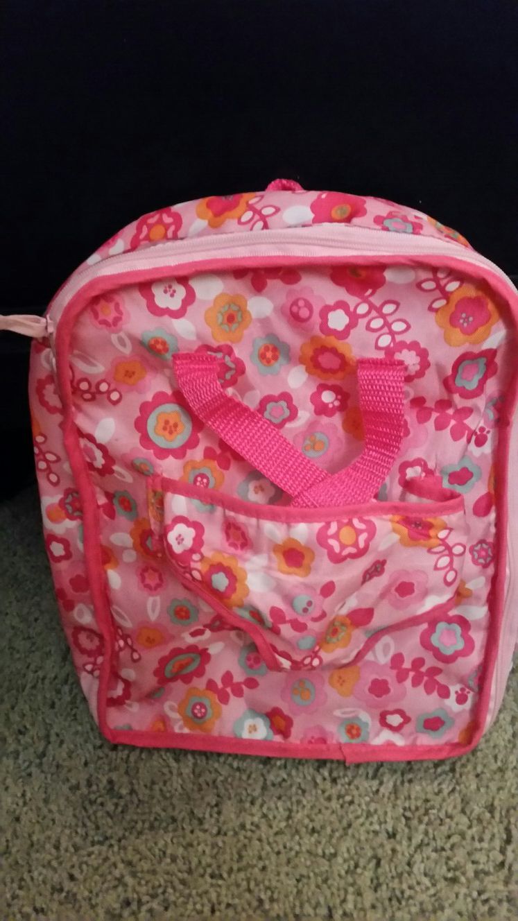 Little girls baby backpack
