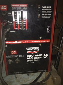 Century stick welder, welds perfect