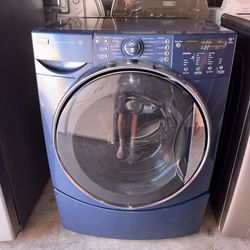 Blue Kenmore Washer