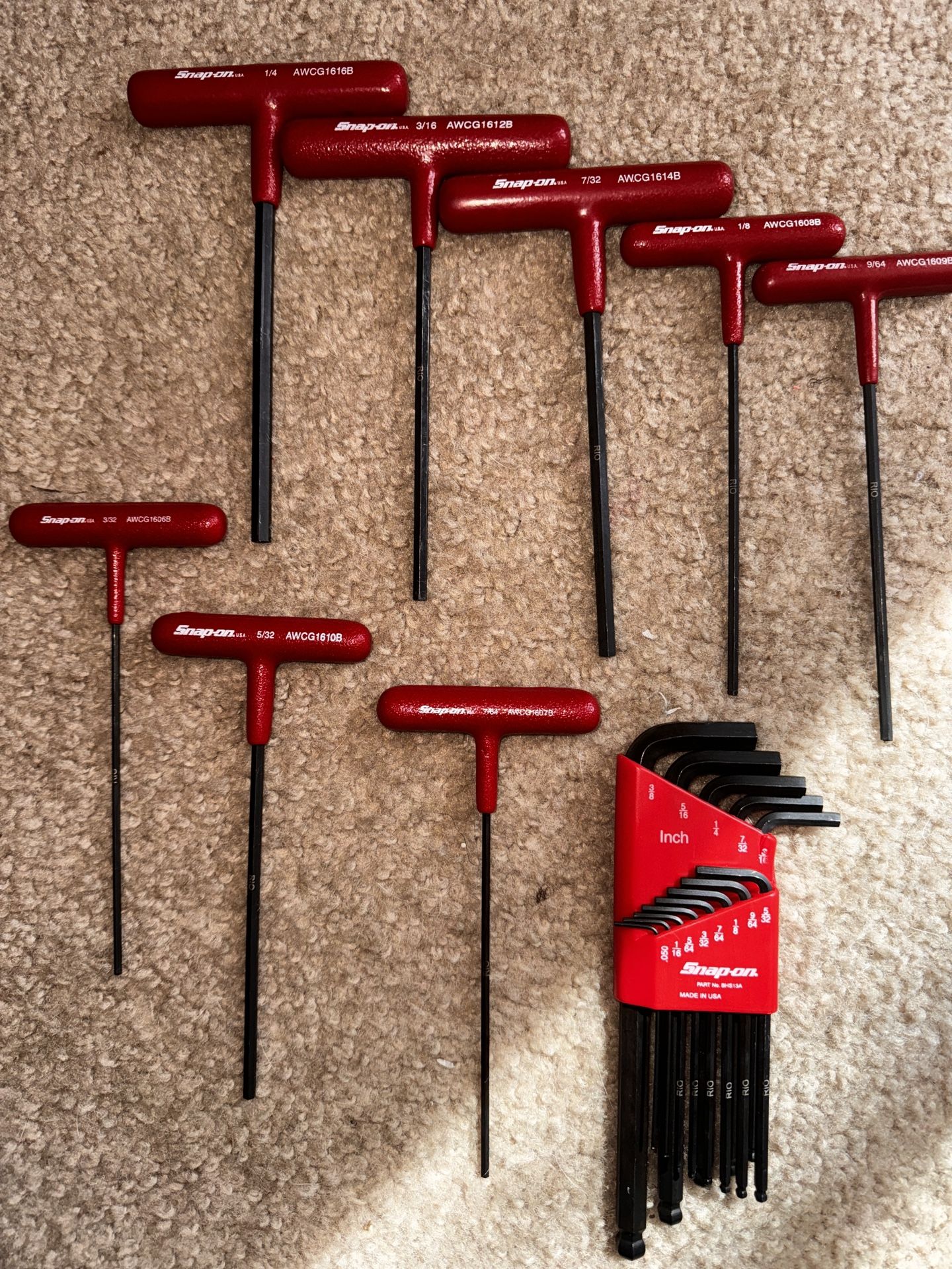 Snap On Allen Set 70$